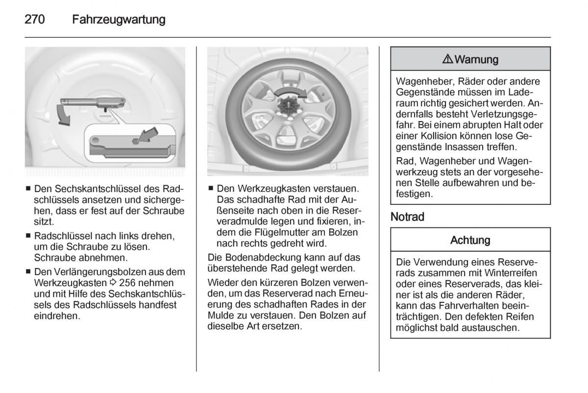 Opel Insignia Handbuch / page 272