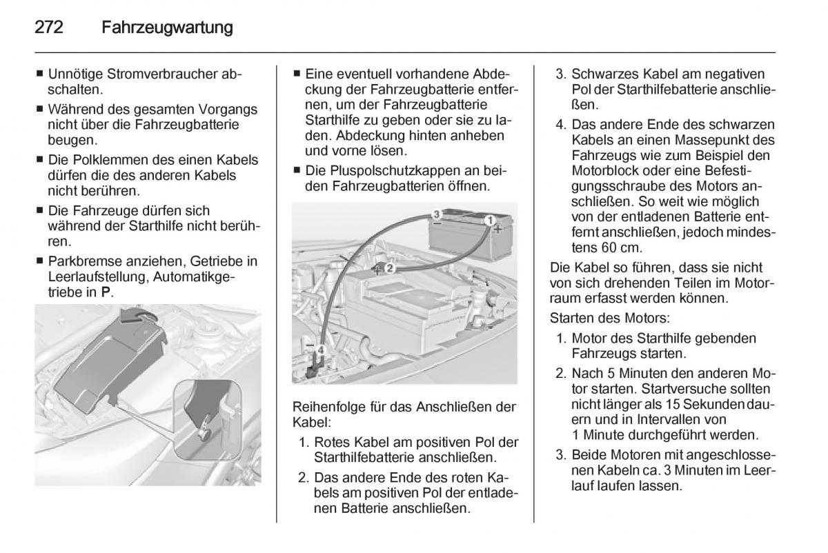 Opel Insignia Handbuch / page 274