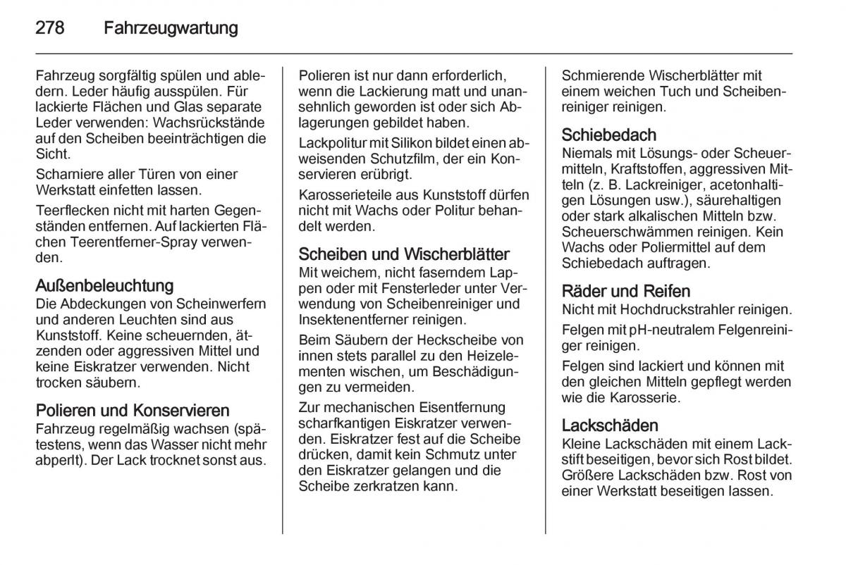 Opel Insignia Handbuch / page 280