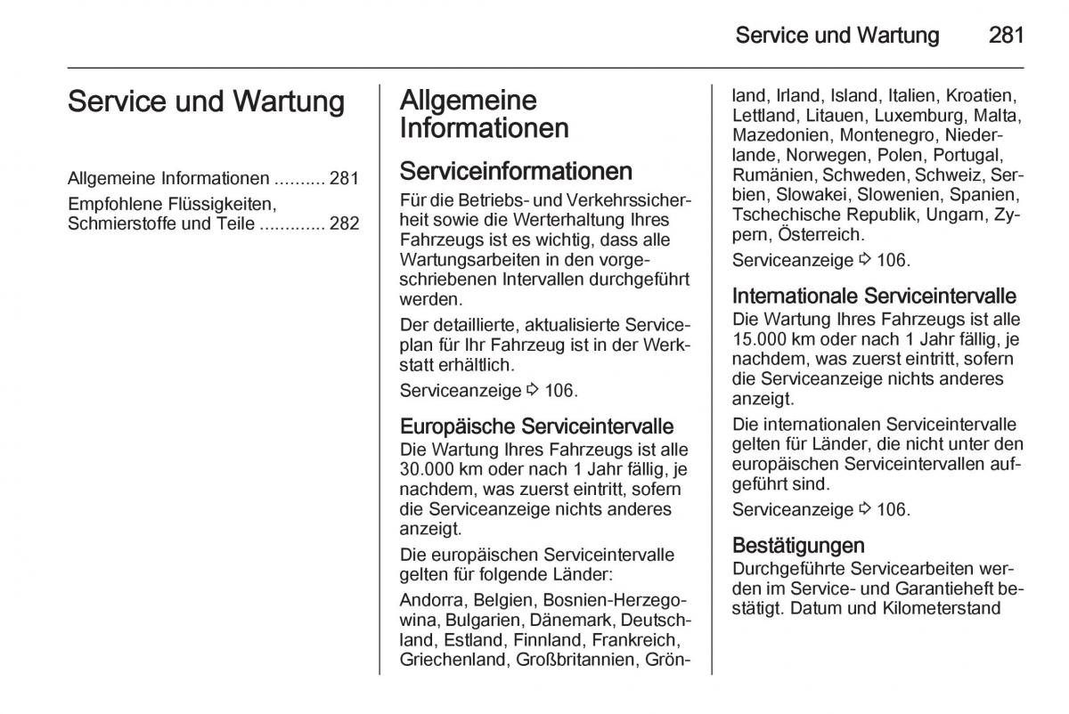 Opel Insignia Handbuch / page 283