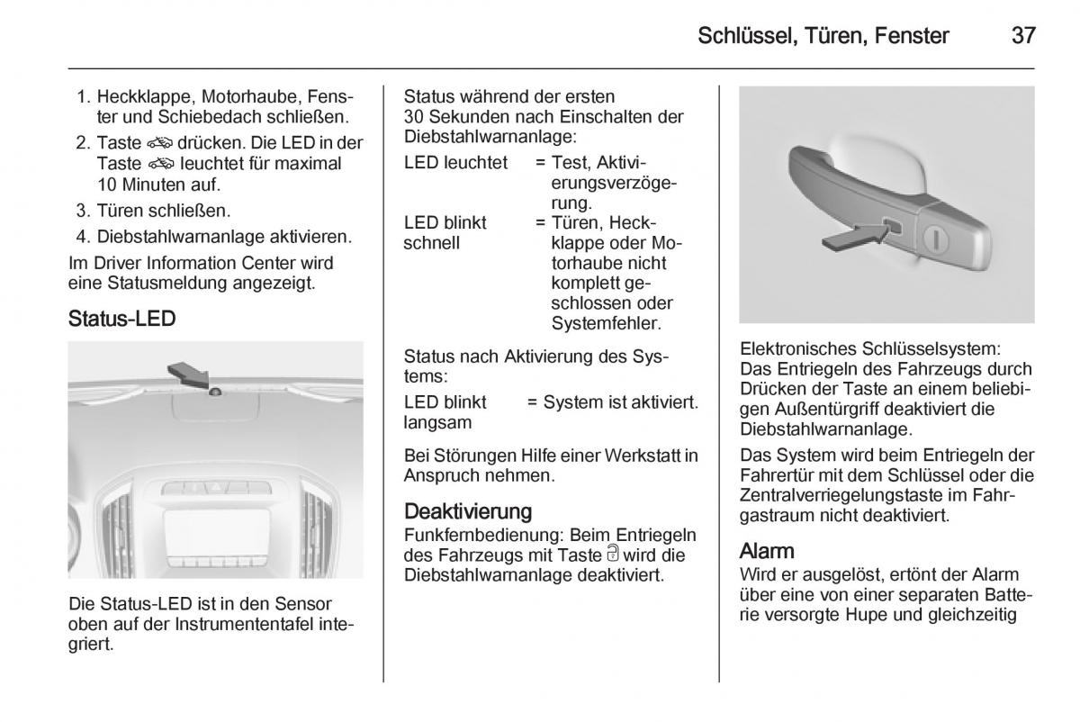 Opel Insignia Handbuch / page 39