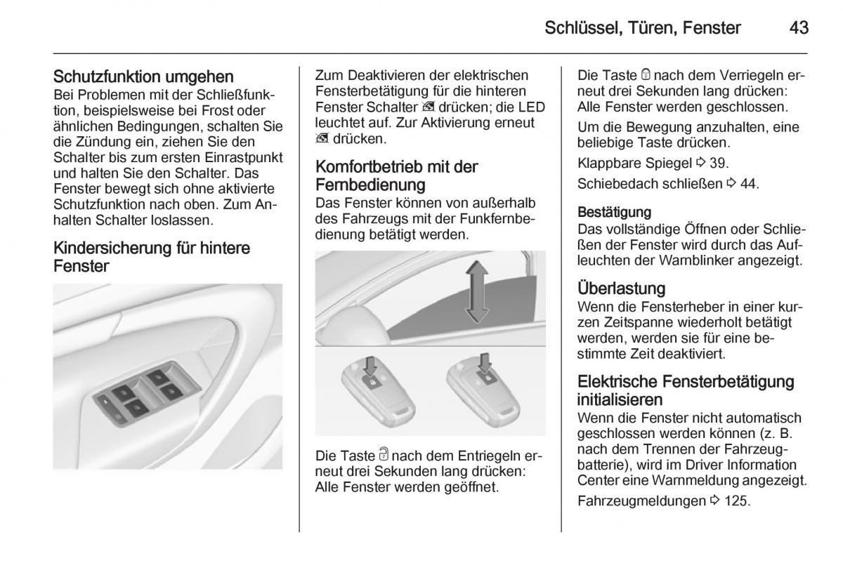 Opel Insignia Handbuch / page 45