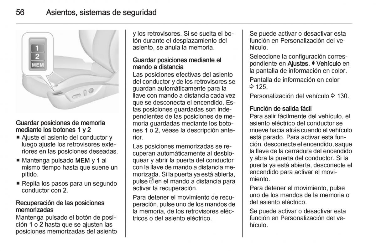 Opel Insignia manual del propietario / page 58