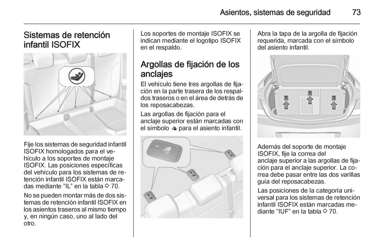 Opel Insignia manual del propietario / page 75