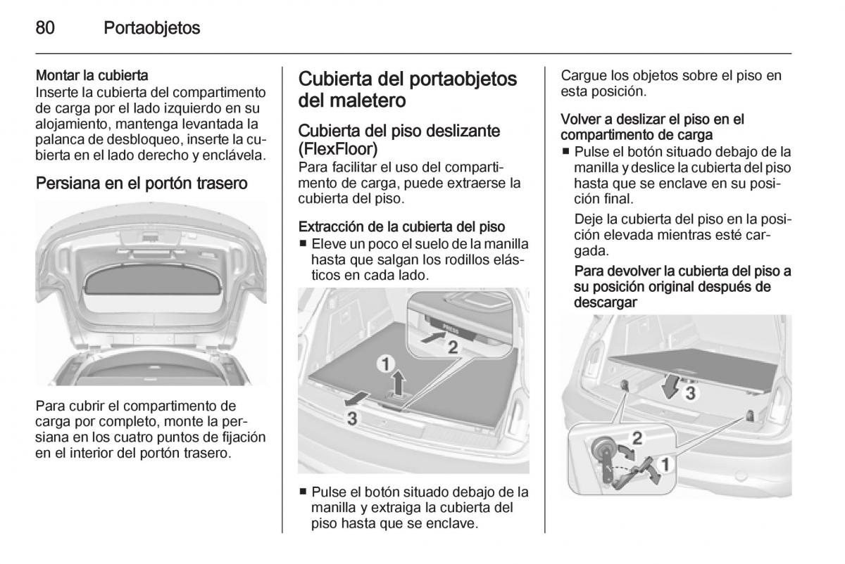 Opel Insignia manual del propietario / page 82