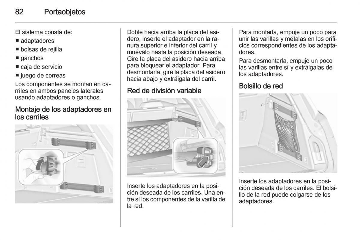 Opel Insignia manual del propietario / page 84