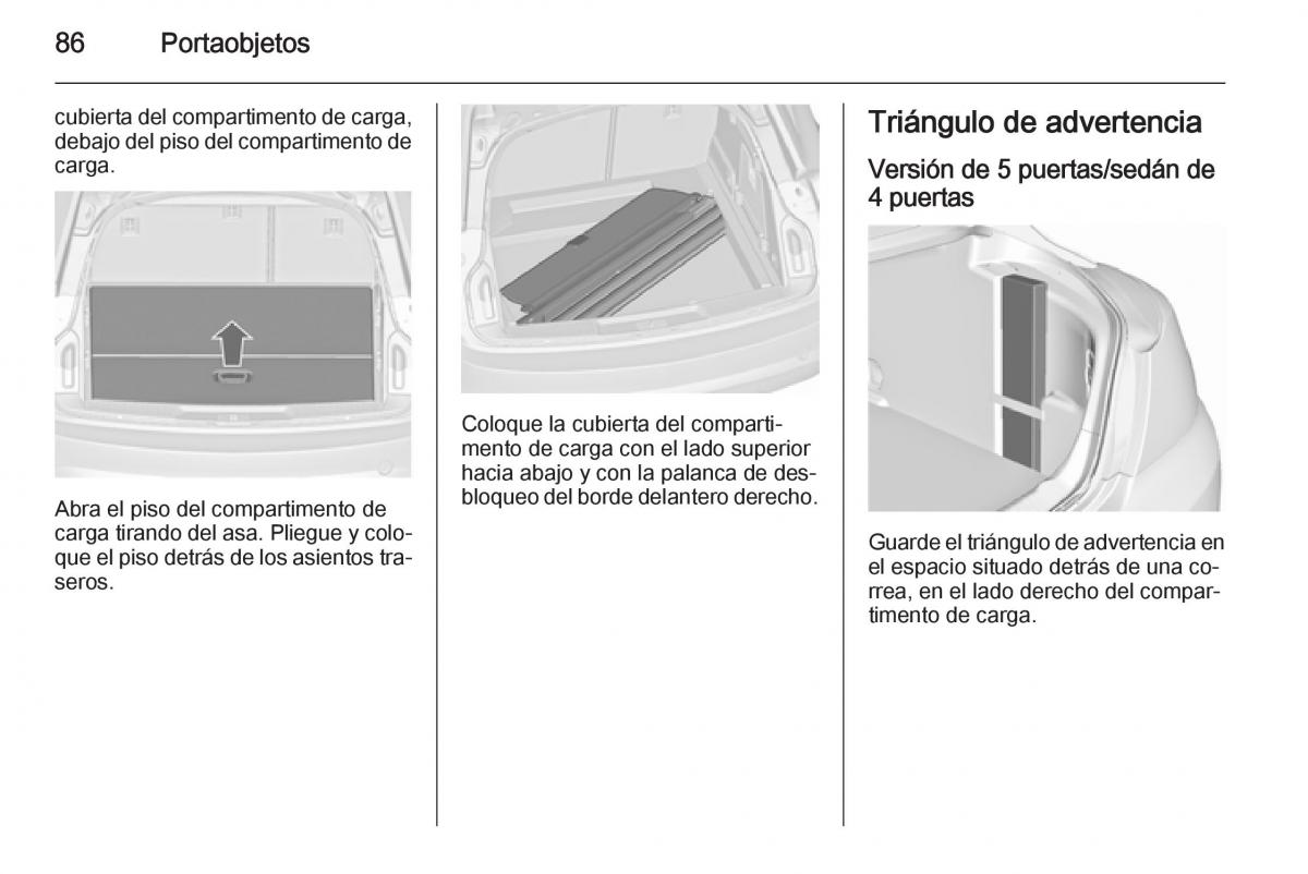 Opel Insignia manual del propietario / page 88