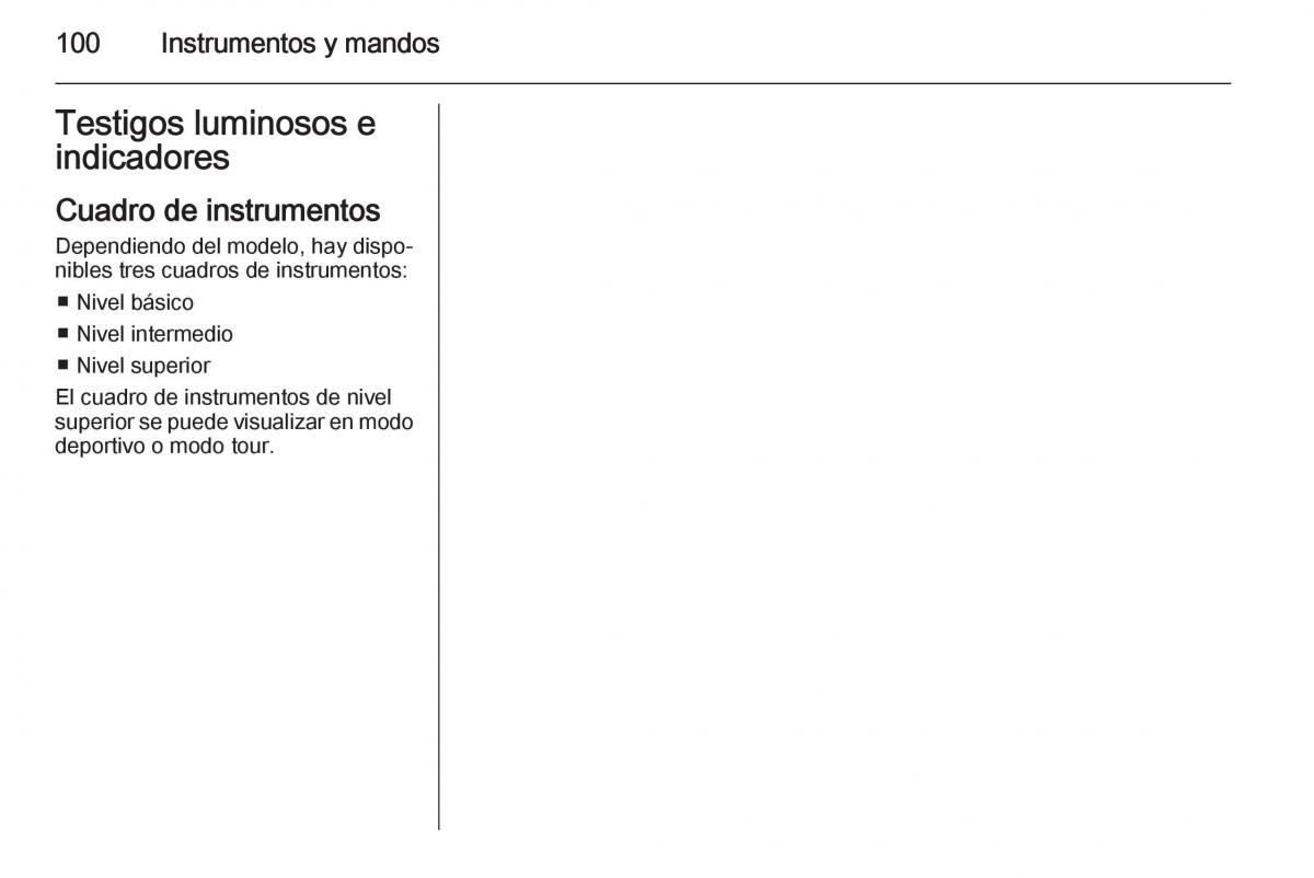 Opel Insignia manual del propietario / page 102