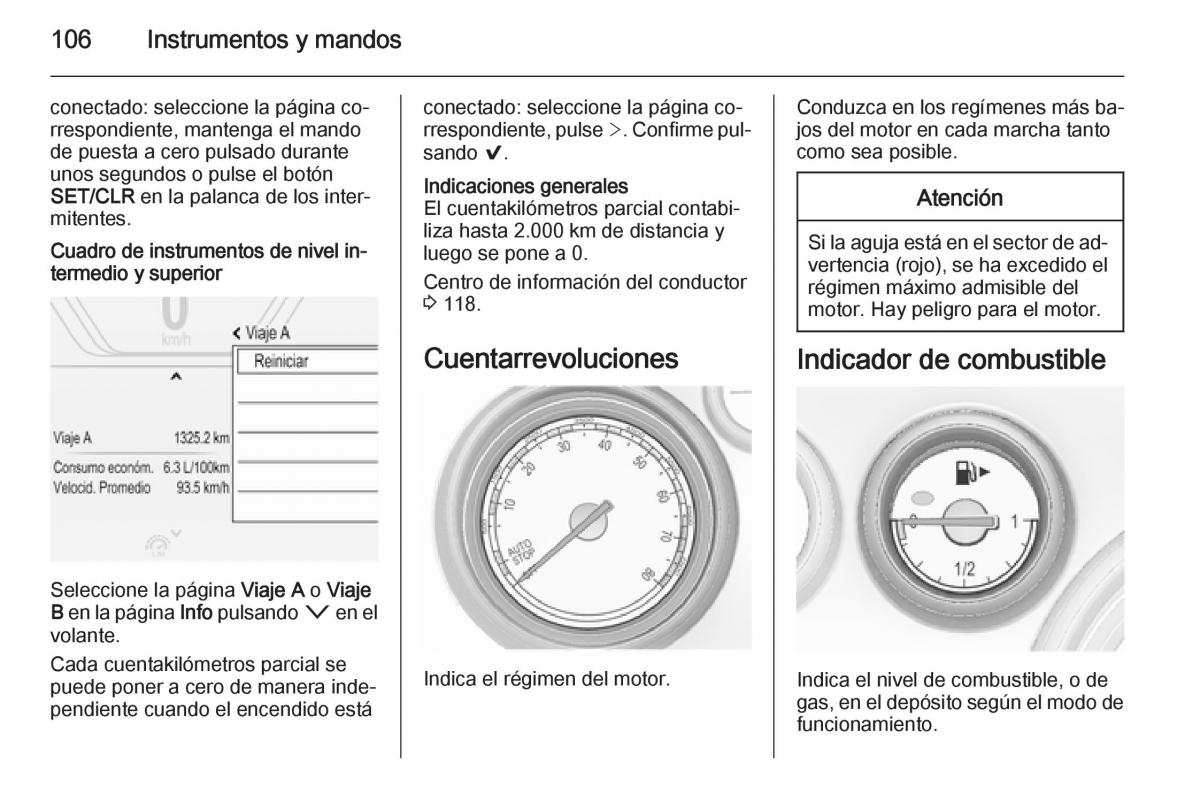 Opel Insignia manual del propietario / page 108