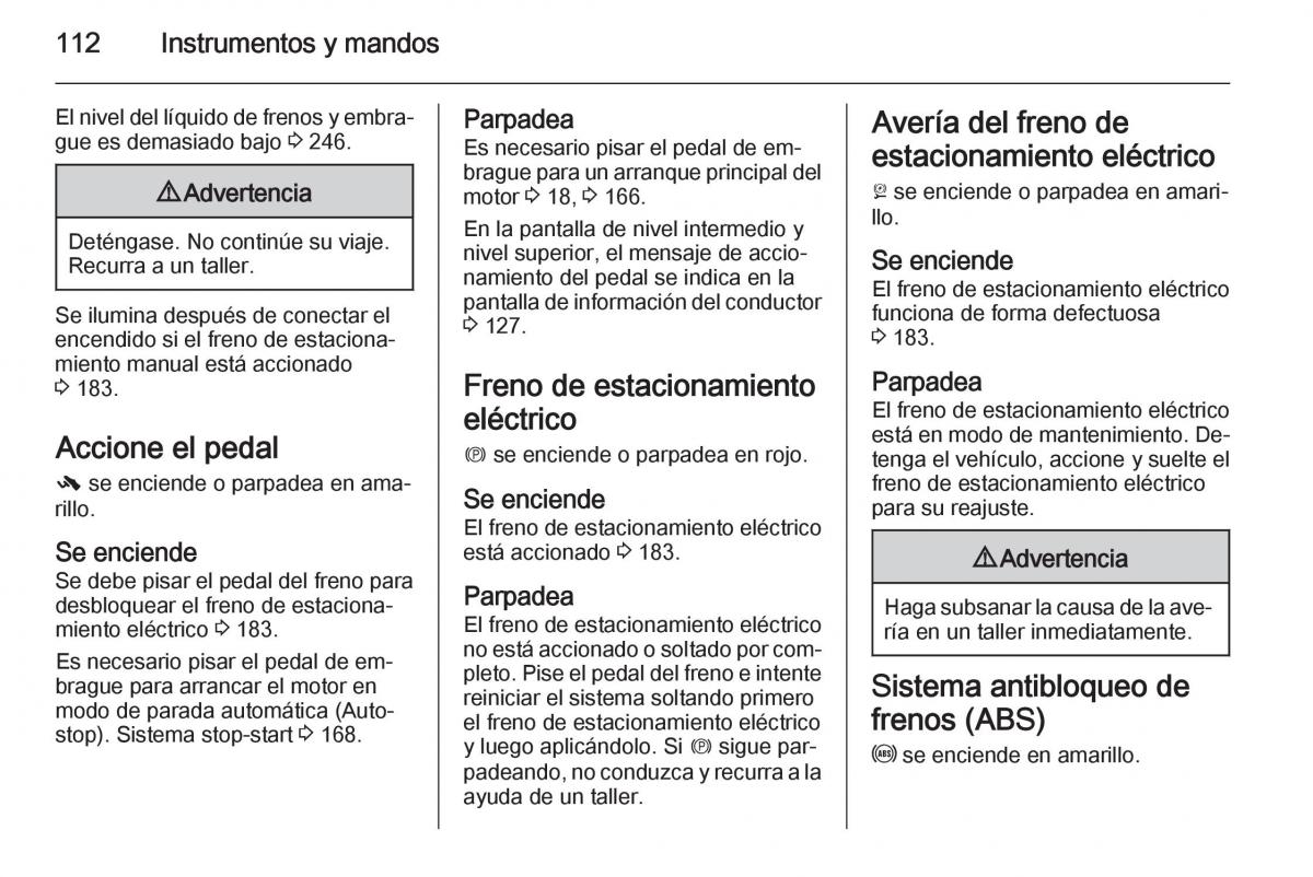 Opel Insignia manual del propietario / page 114