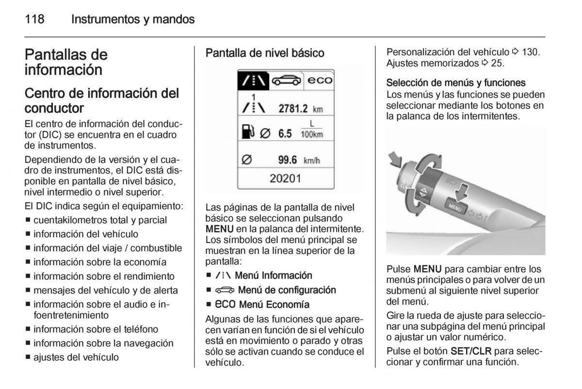 Opel Insignia manual del propietario / page 120