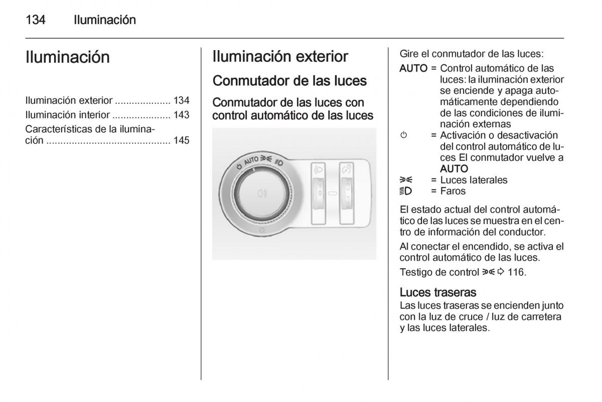 Opel Insignia manual del propietario / page 136