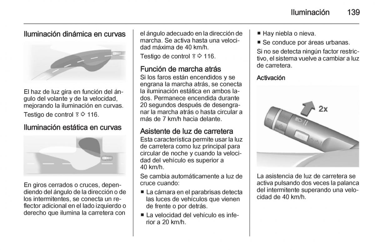 Opel Insignia manual del propietario / page 141