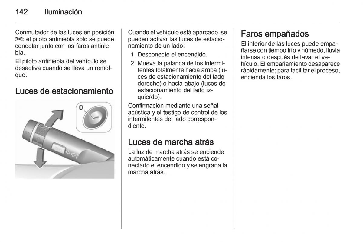 Opel Insignia manual del propietario / page 144