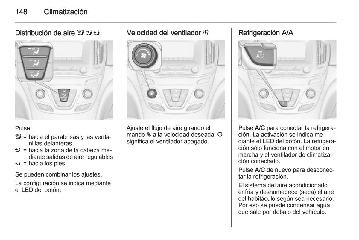 Opel Insignia manual del propietario / page 150