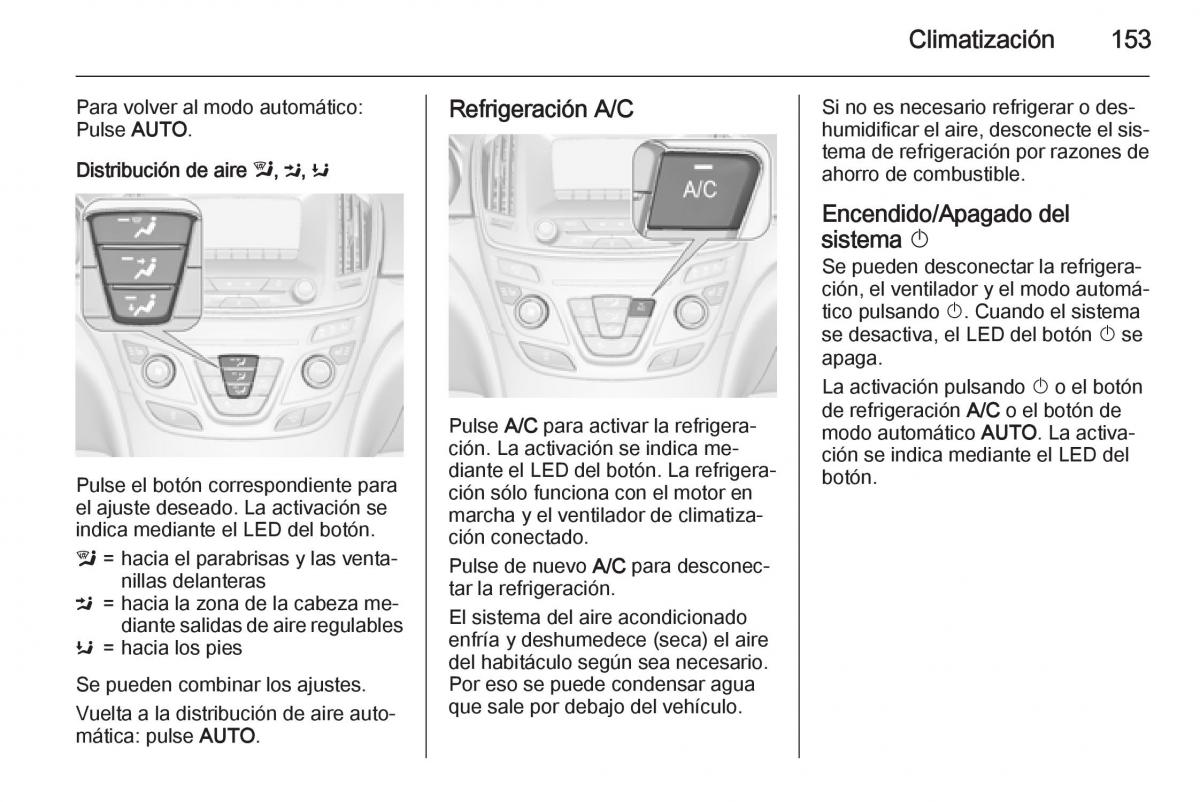 Opel Insignia manual del propietario / page 155