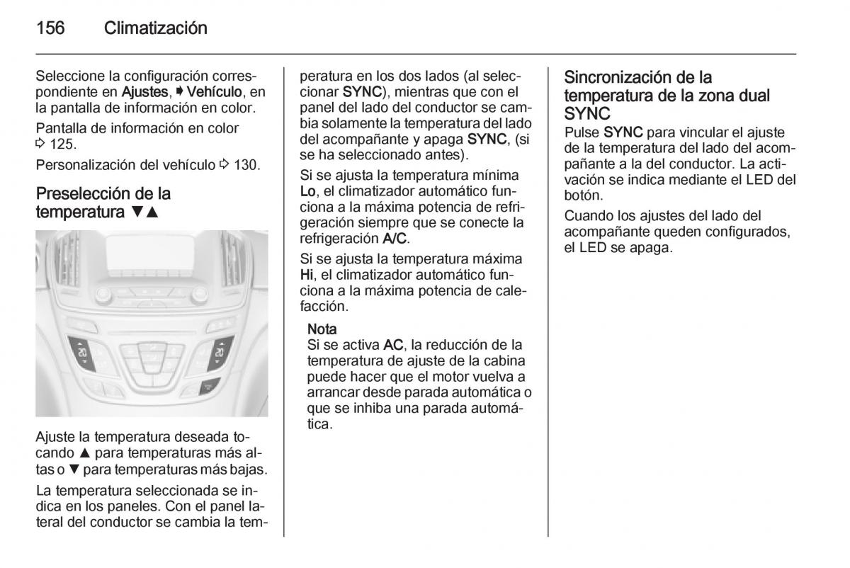 Opel Insignia manual del propietario / page 158