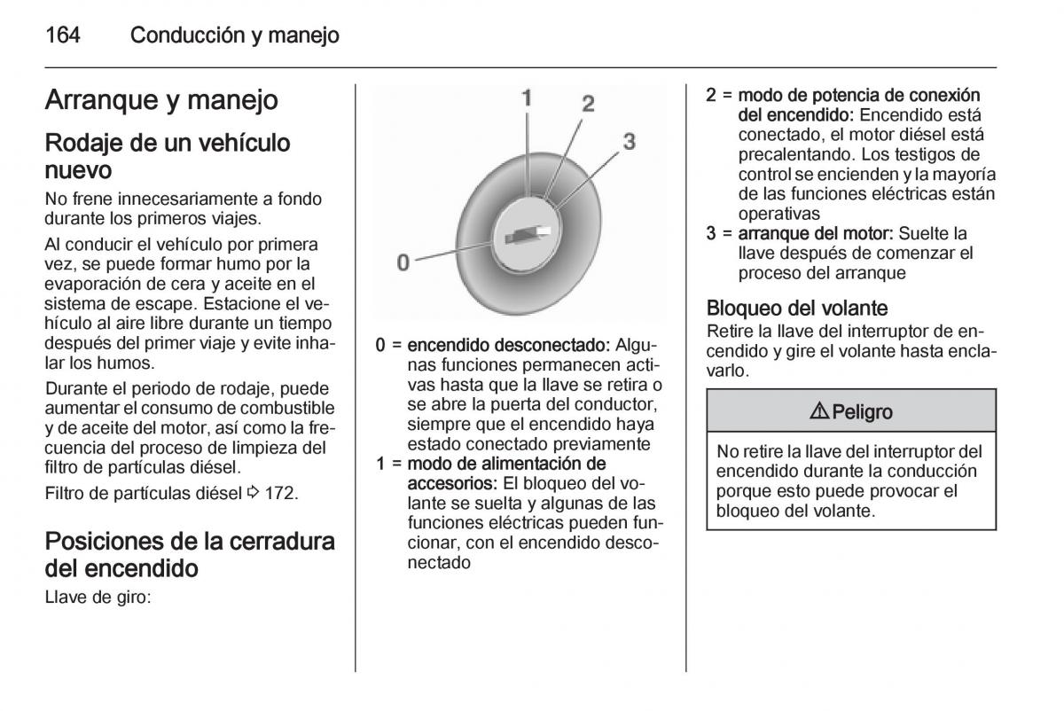 Opel Insignia manual del propietario / page 166