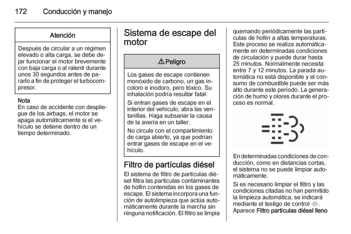 Opel Insignia manual del propietario / page 174