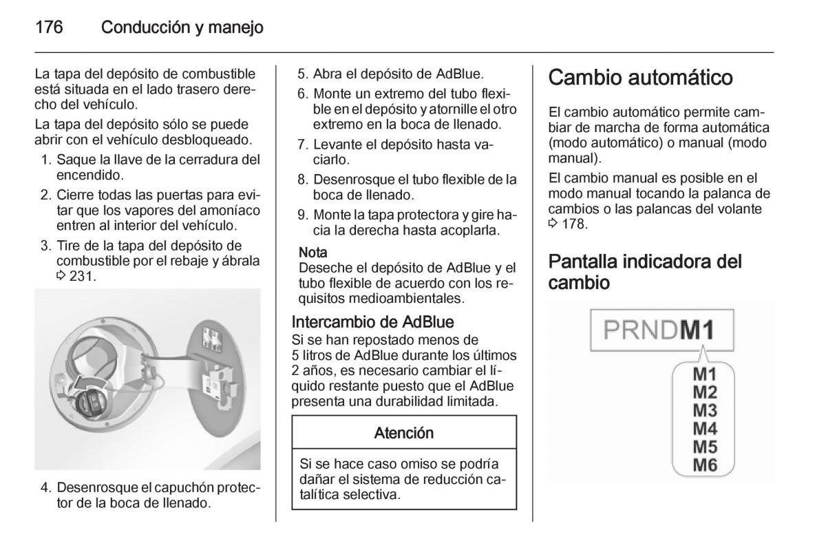 Opel Insignia manual del propietario / page 178