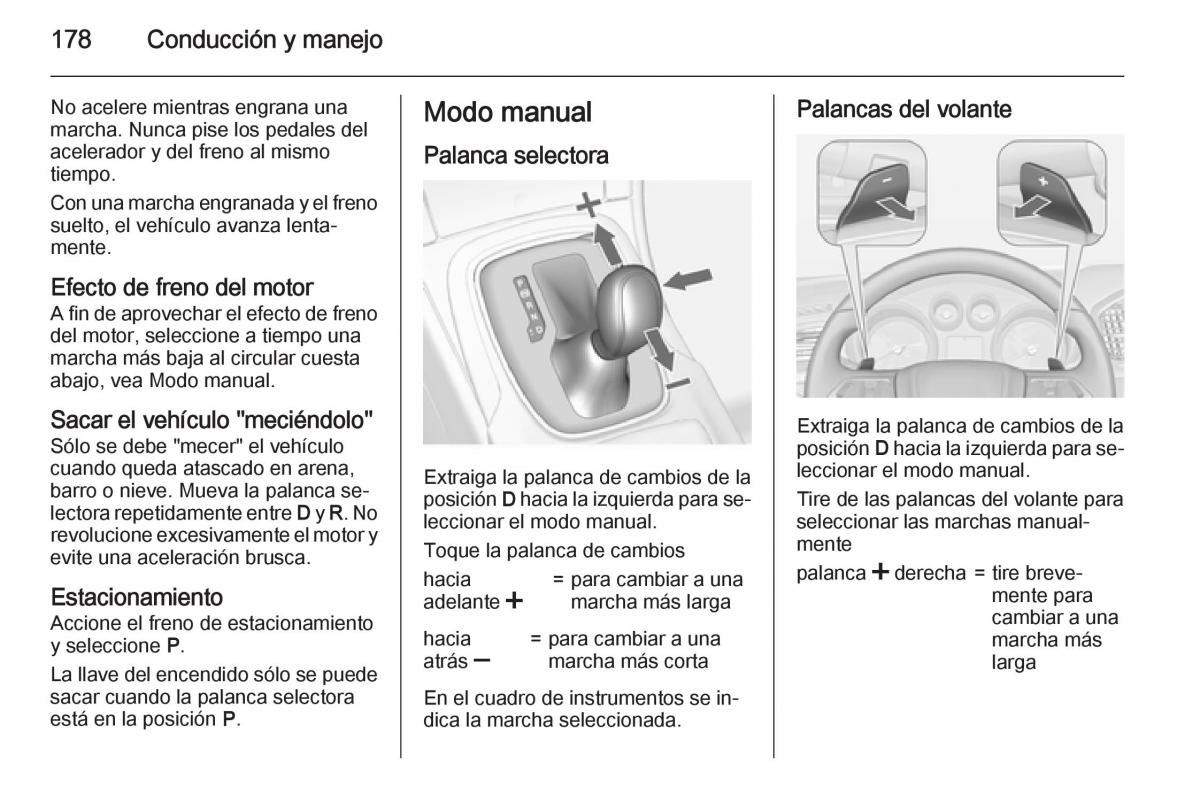 Opel Insignia manual del propietario / page 180