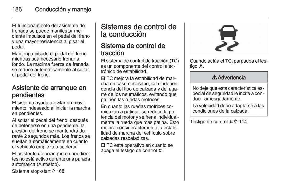 Opel Insignia manual del propietario / page 188