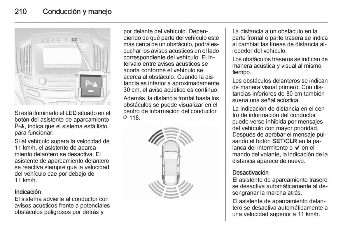 Opel Insignia manual del propietario / page 212