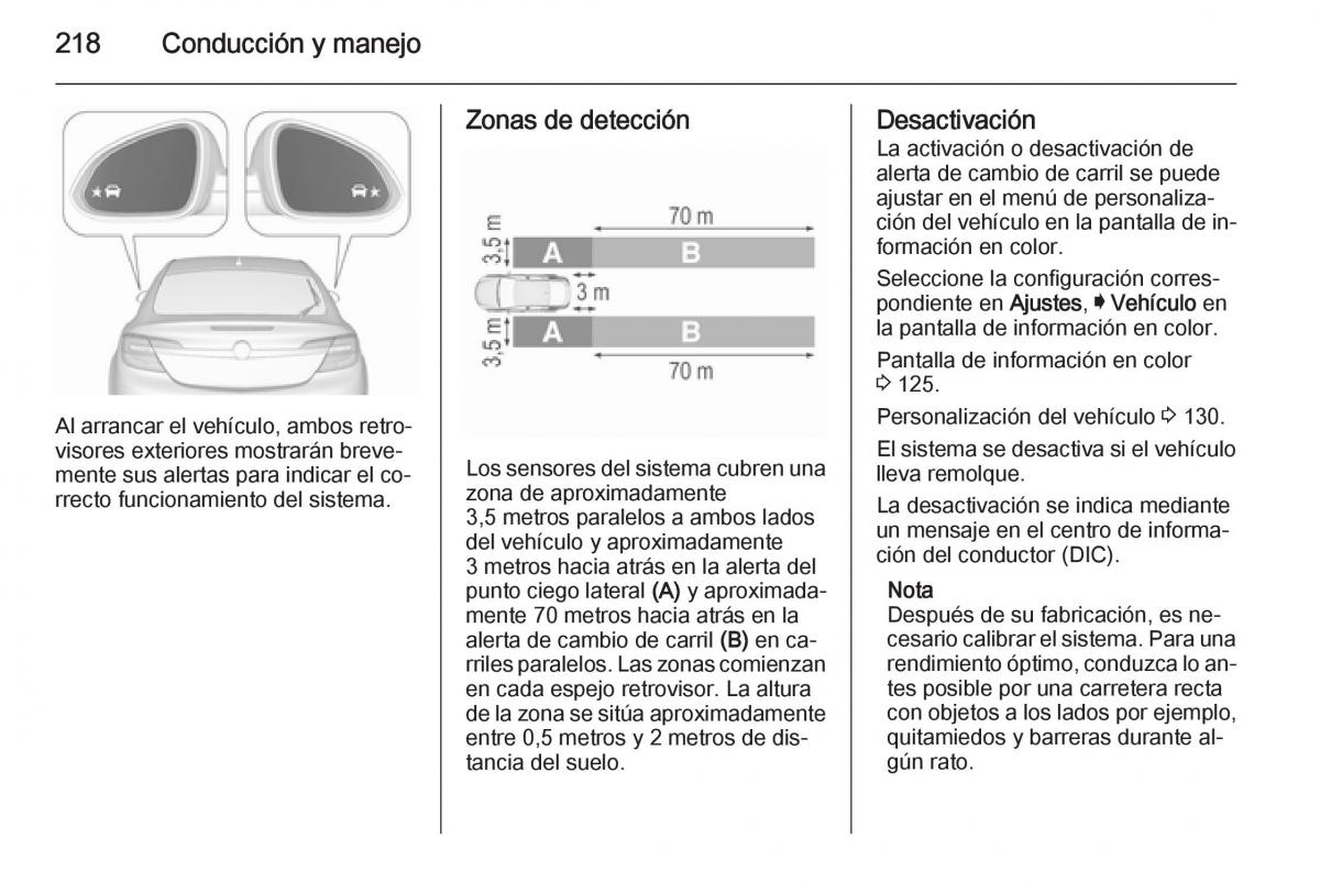 Opel Insignia manual del propietario / page 220