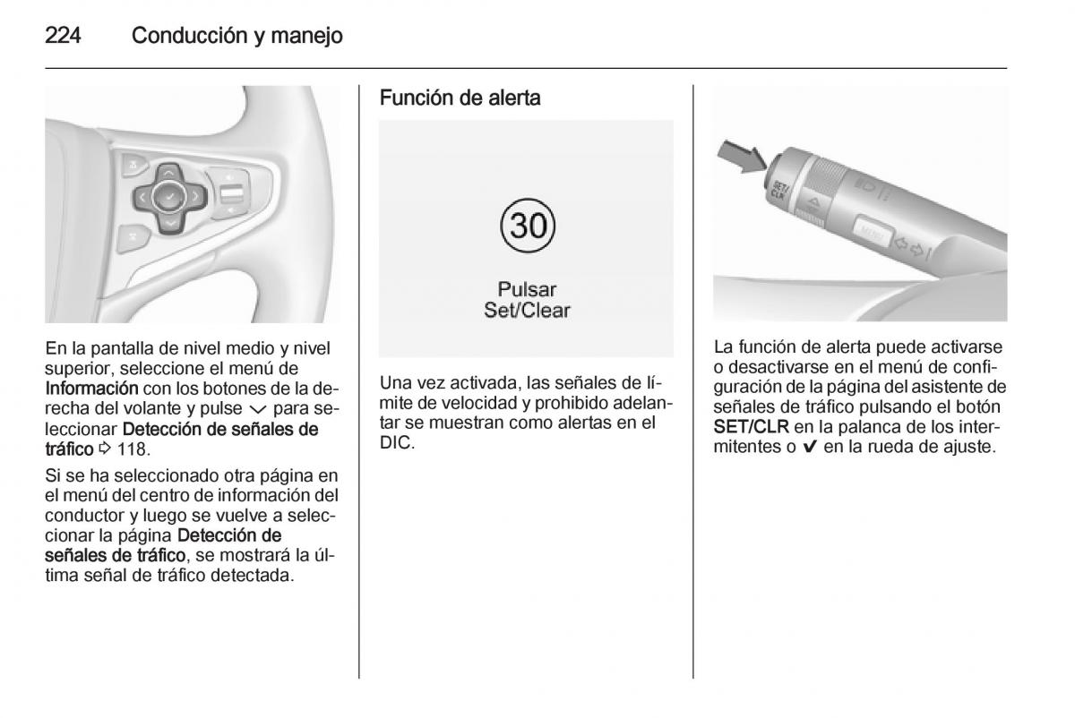 Opel Insignia manual del propietario / page 226