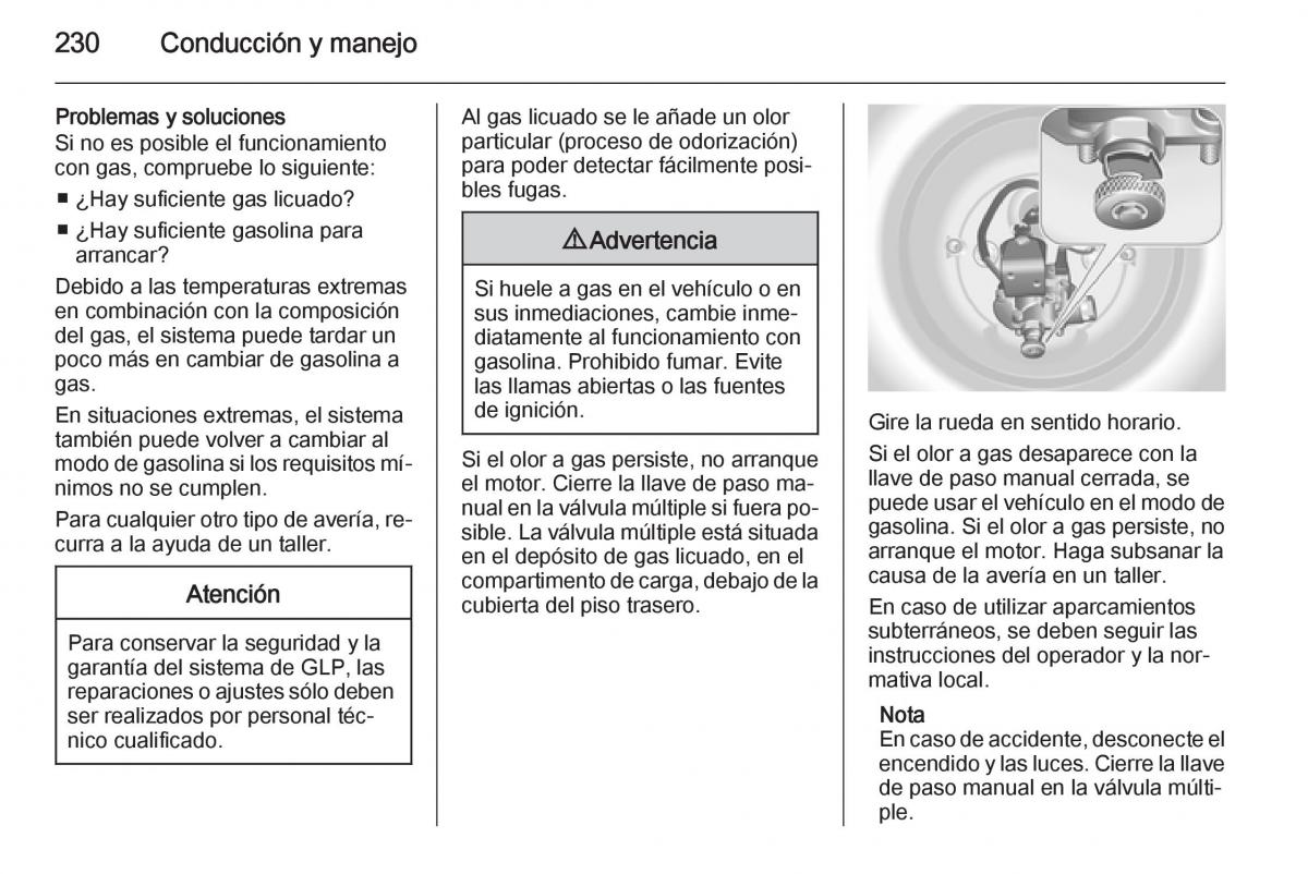 Opel Insignia manual del propietario / page 232