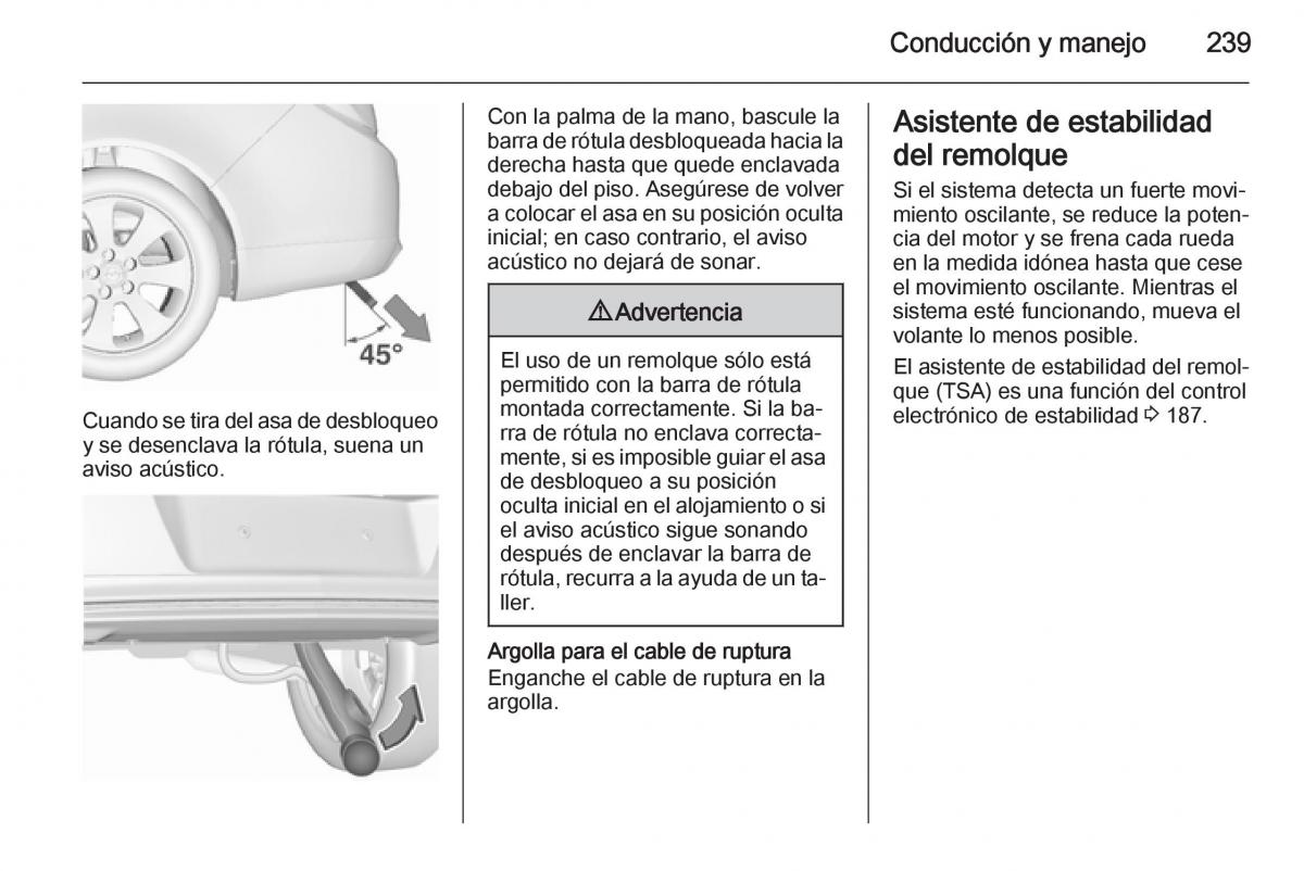 Opel Insignia manual del propietario / page 241