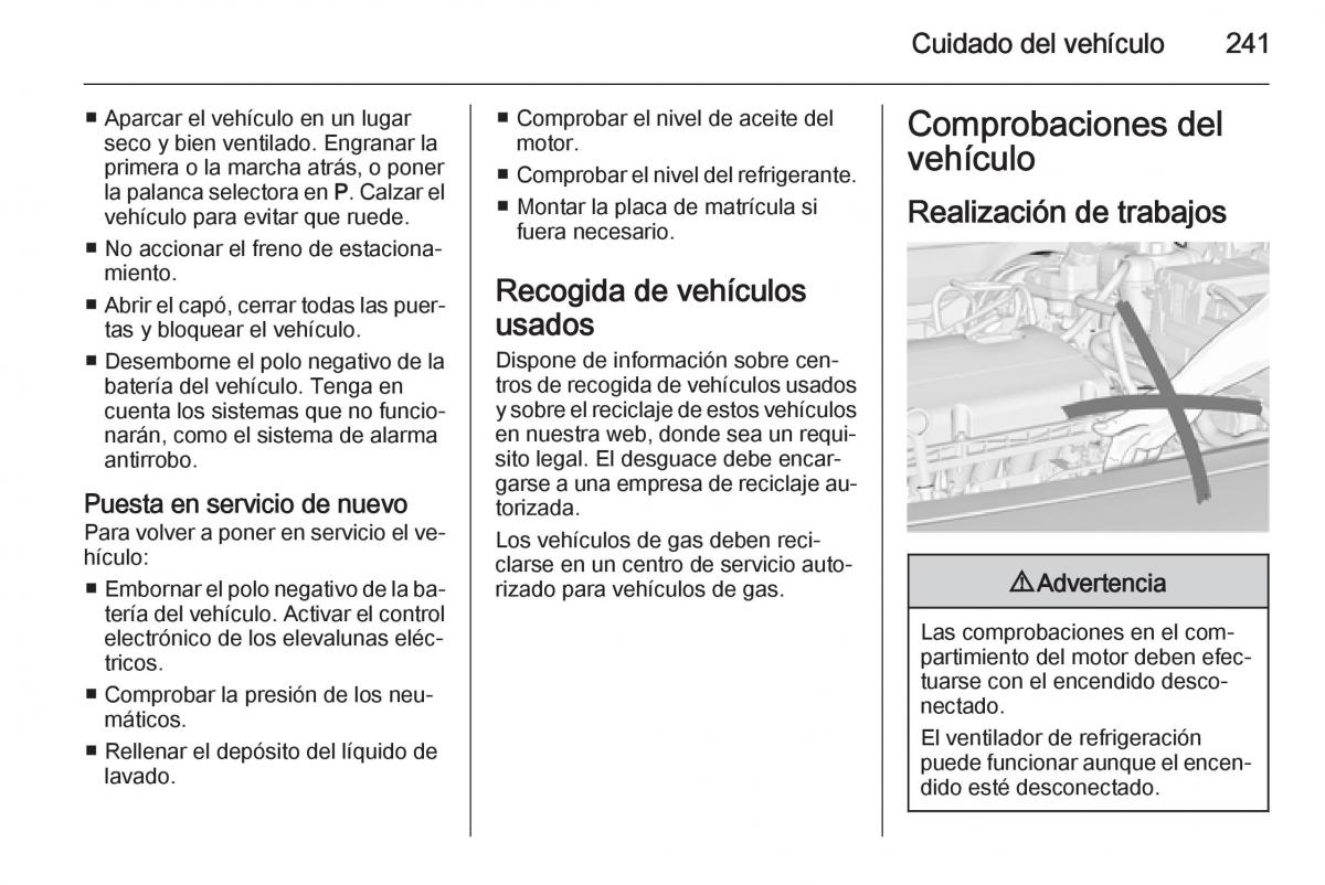 Opel Insignia manual del propietario / page 243