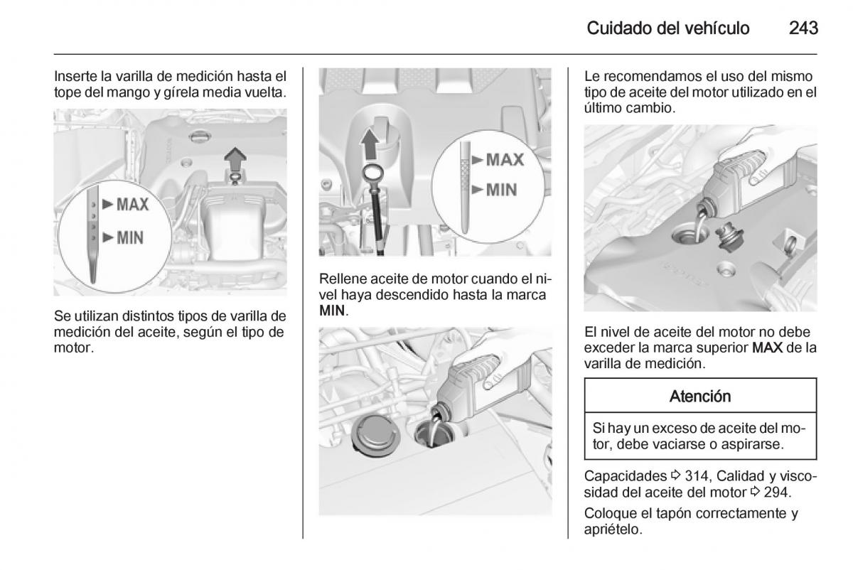 Opel Insignia manual del propietario / page 245