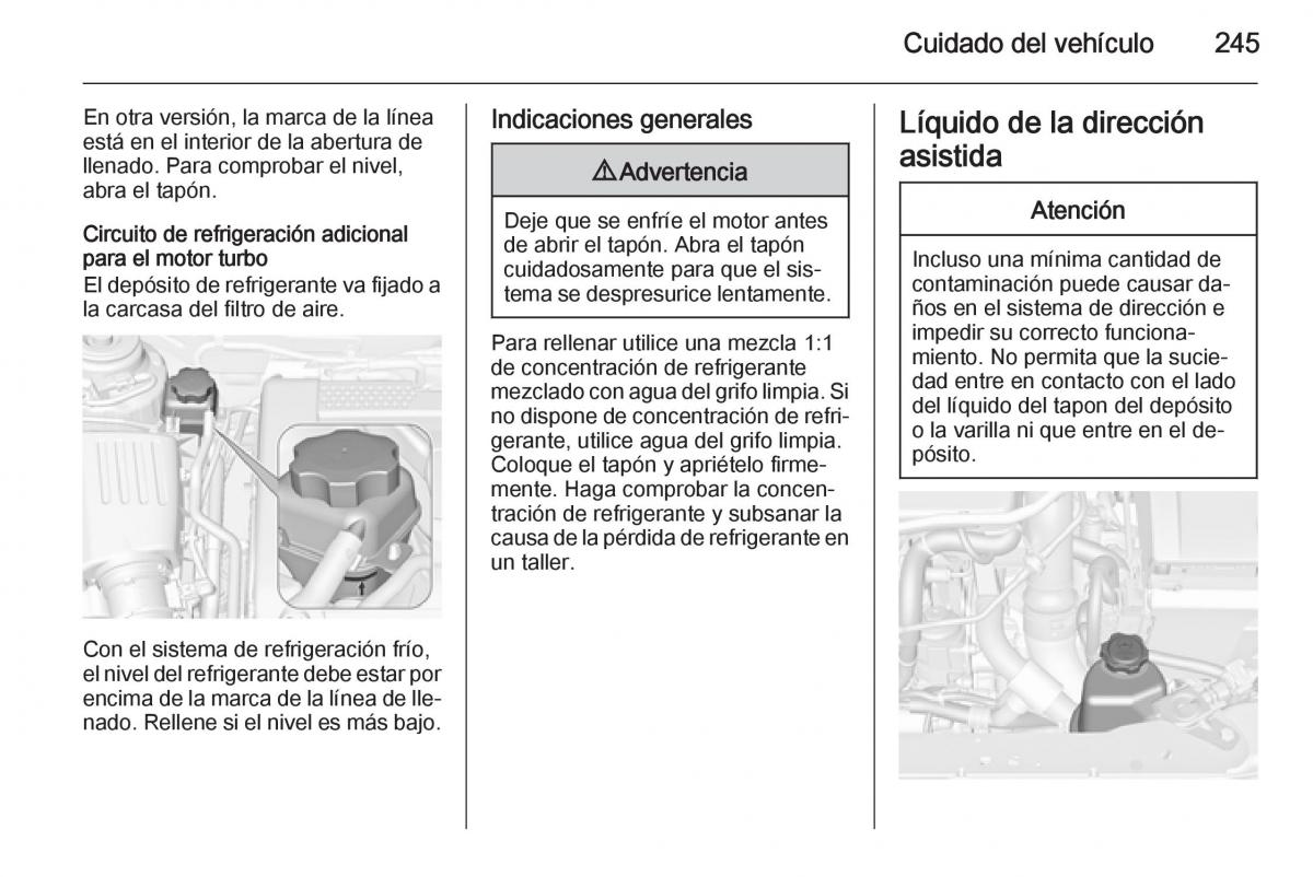 Opel Insignia manual del propietario / page 247