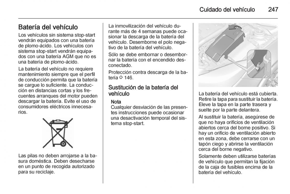 Opel Insignia manual del propietario / page 249