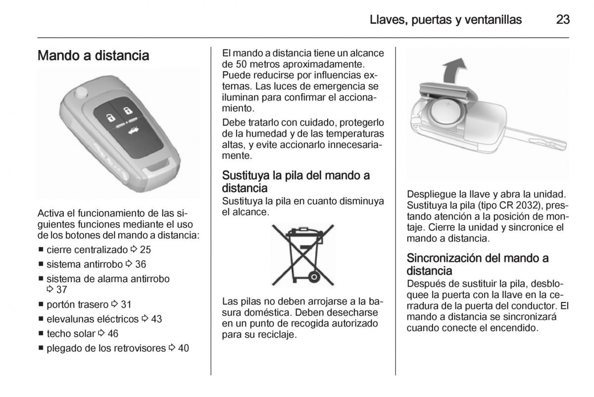 Opel Insignia manual del propietario / page 25