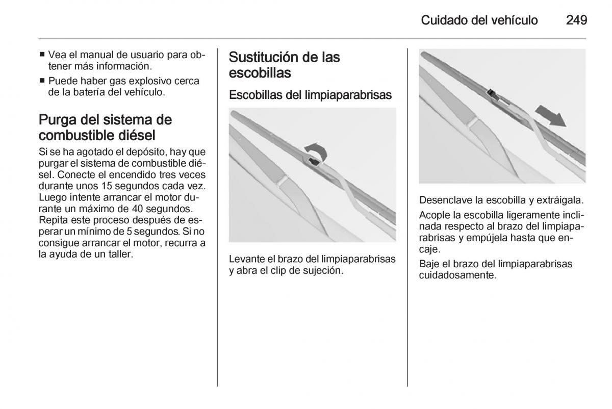 Opel Insignia manual del propietario / page 251