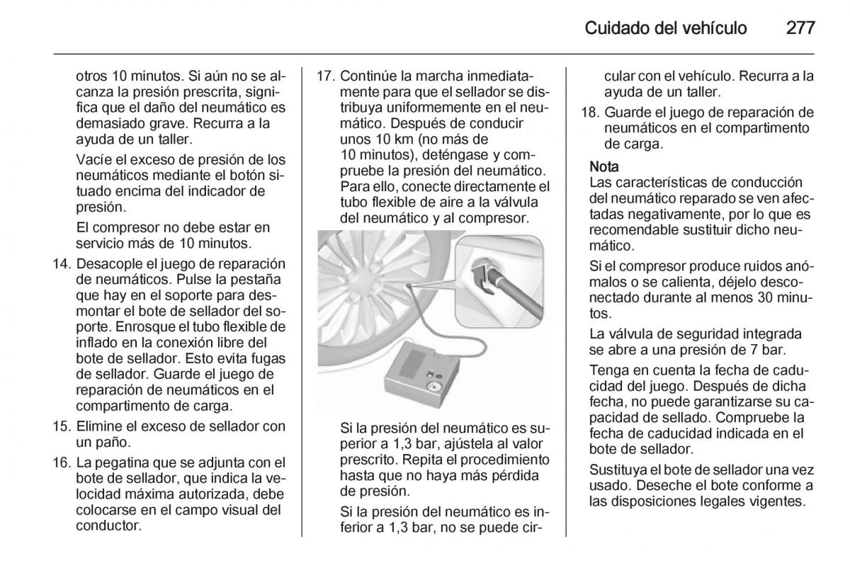 Opel Insignia manual del propietario / page 279