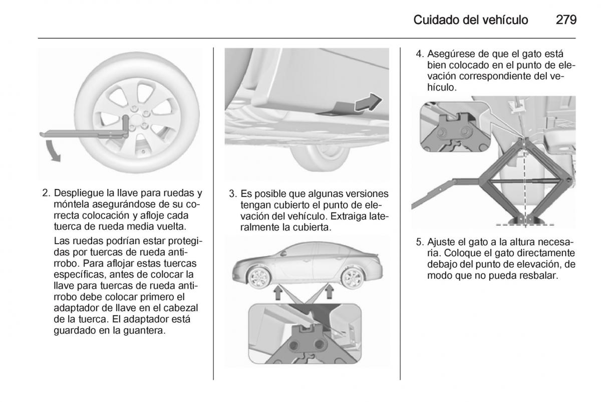 Opel Insignia manual del propietario / page 281