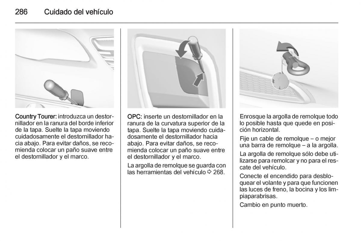 Opel Insignia manual del propietario / page 288