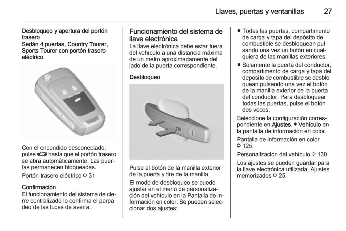 Opel Insignia manual del propietario / page 29