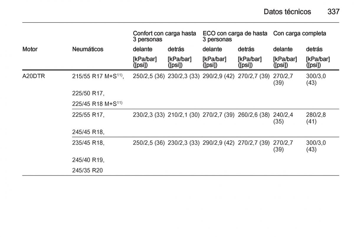 Opel Insignia manual del propietario / page 339