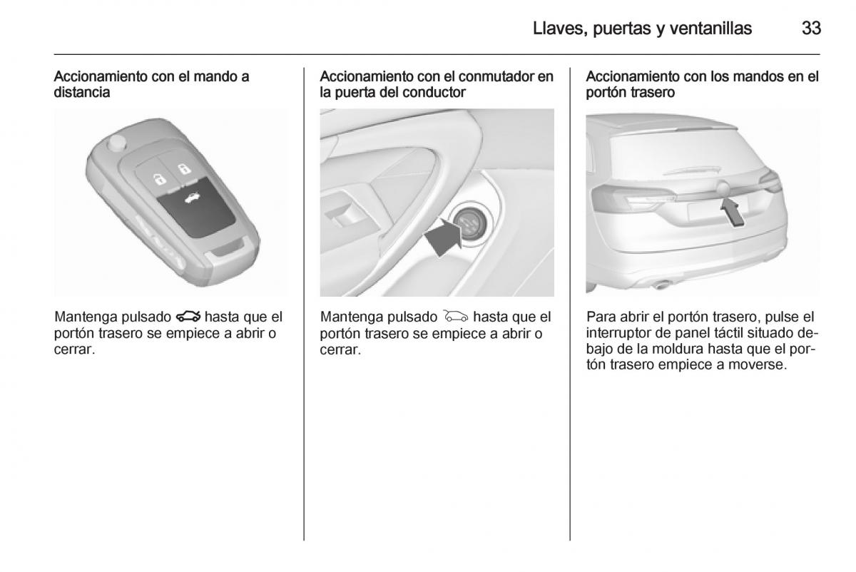 Opel Insignia manual del propietario / page 35