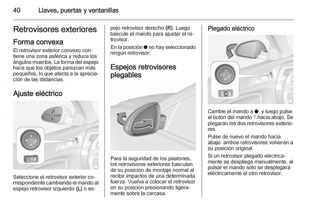 Opel Insignia manual del propietario / page 42