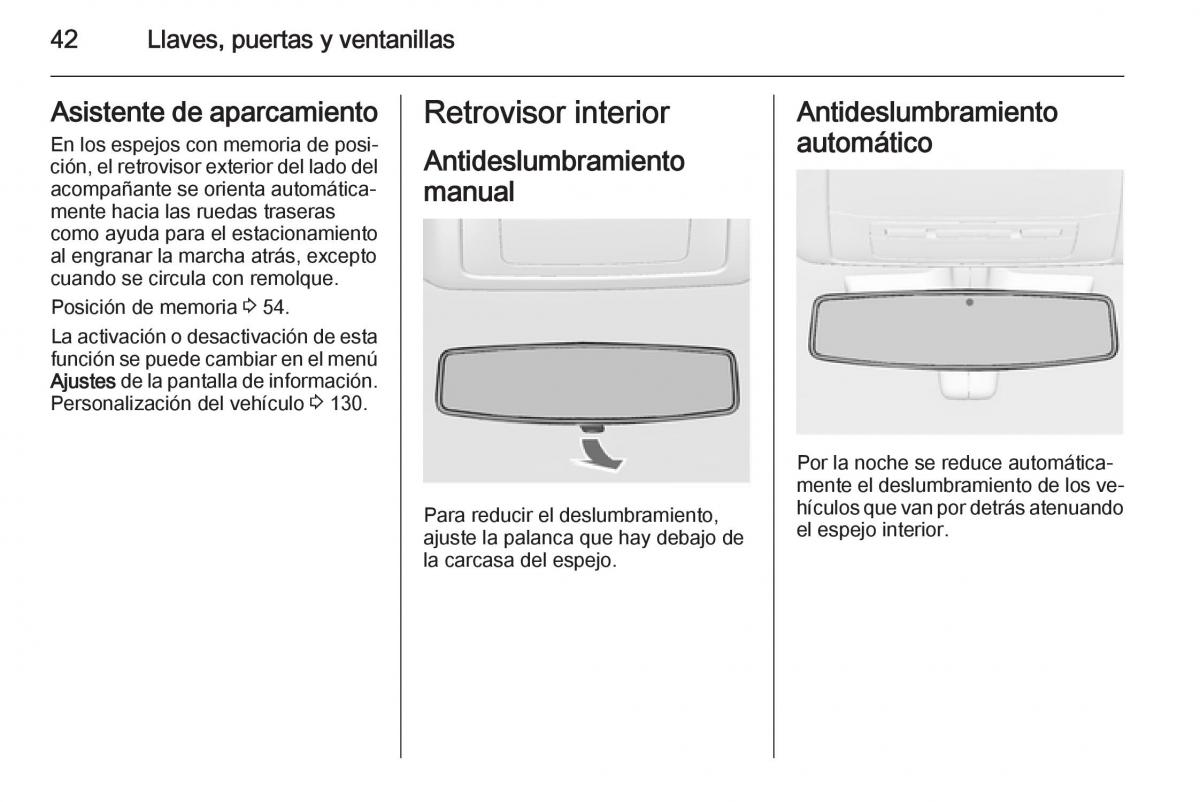 Opel Insignia manual del propietario / page 44