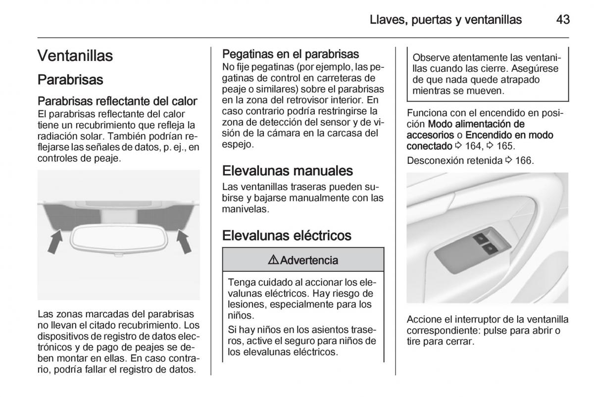 Opel Insignia manual del propietario / page 45