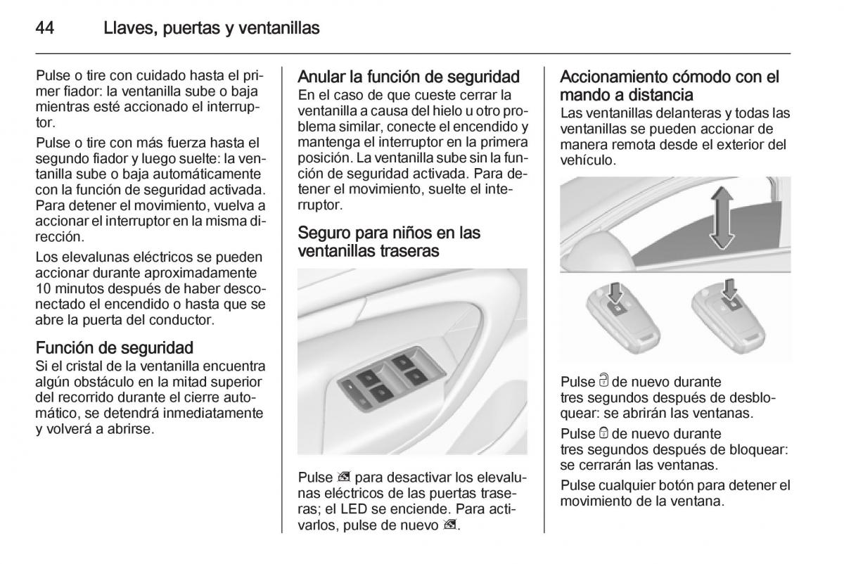 Opel Insignia manual del propietario / page 46