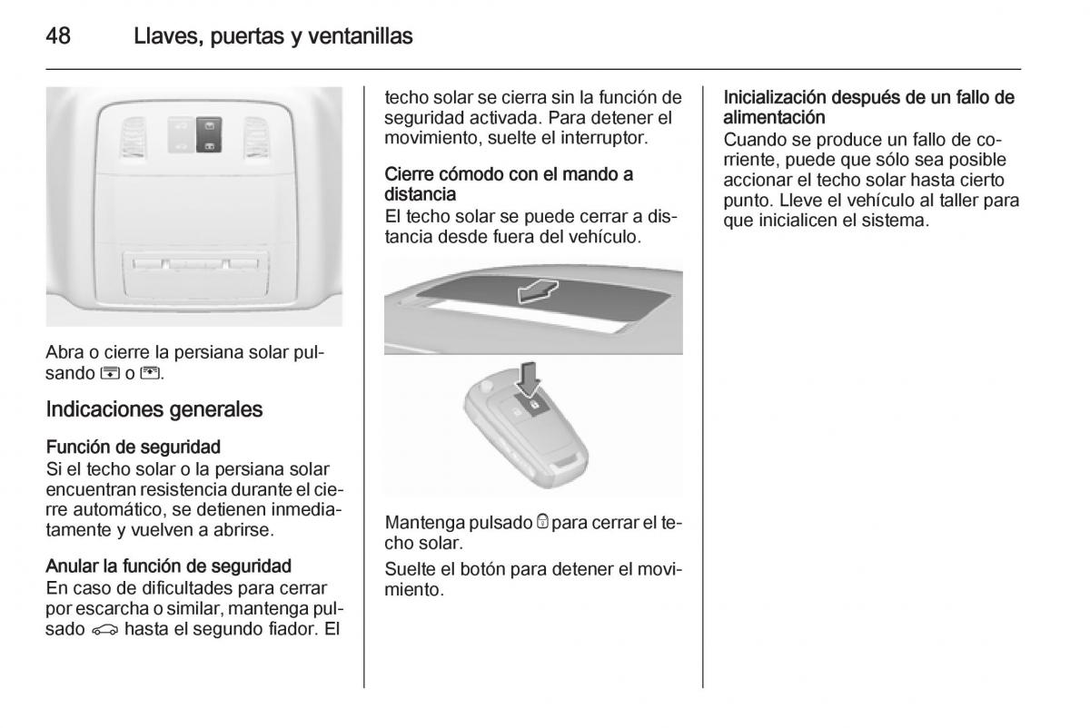 Opel Insignia manual del propietario / page 50