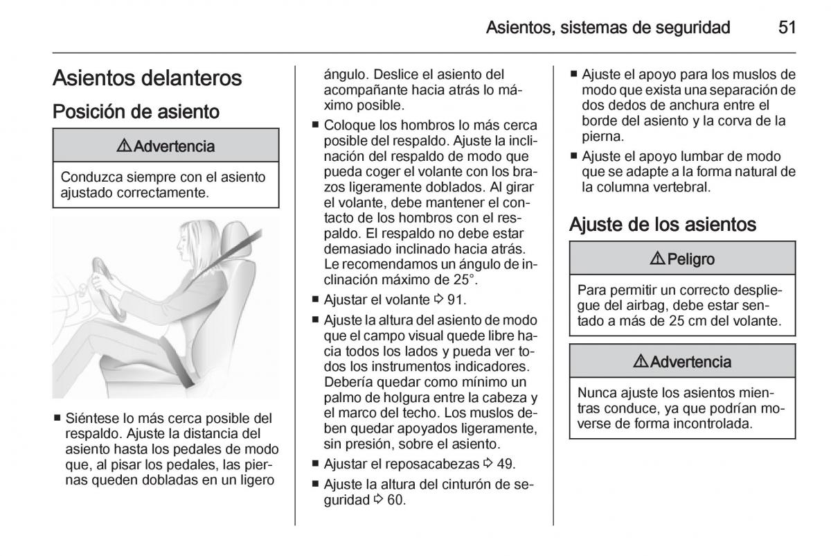 Opel Insignia manual del propietario / page 53