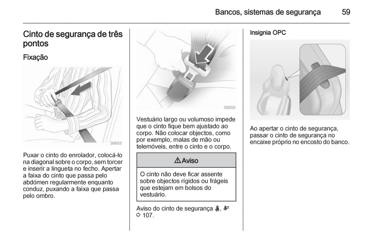 Opel Insignia manual del propietario / page 61